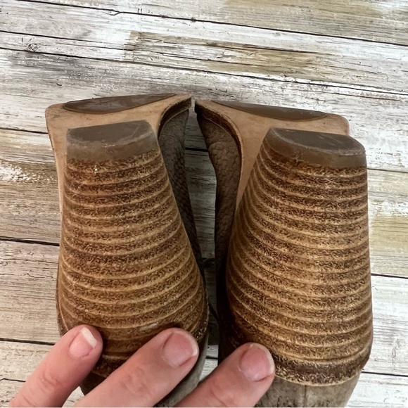 Eileen Fisher Slew Lace Up Peep Toe Bootie - Picture 10 of 13